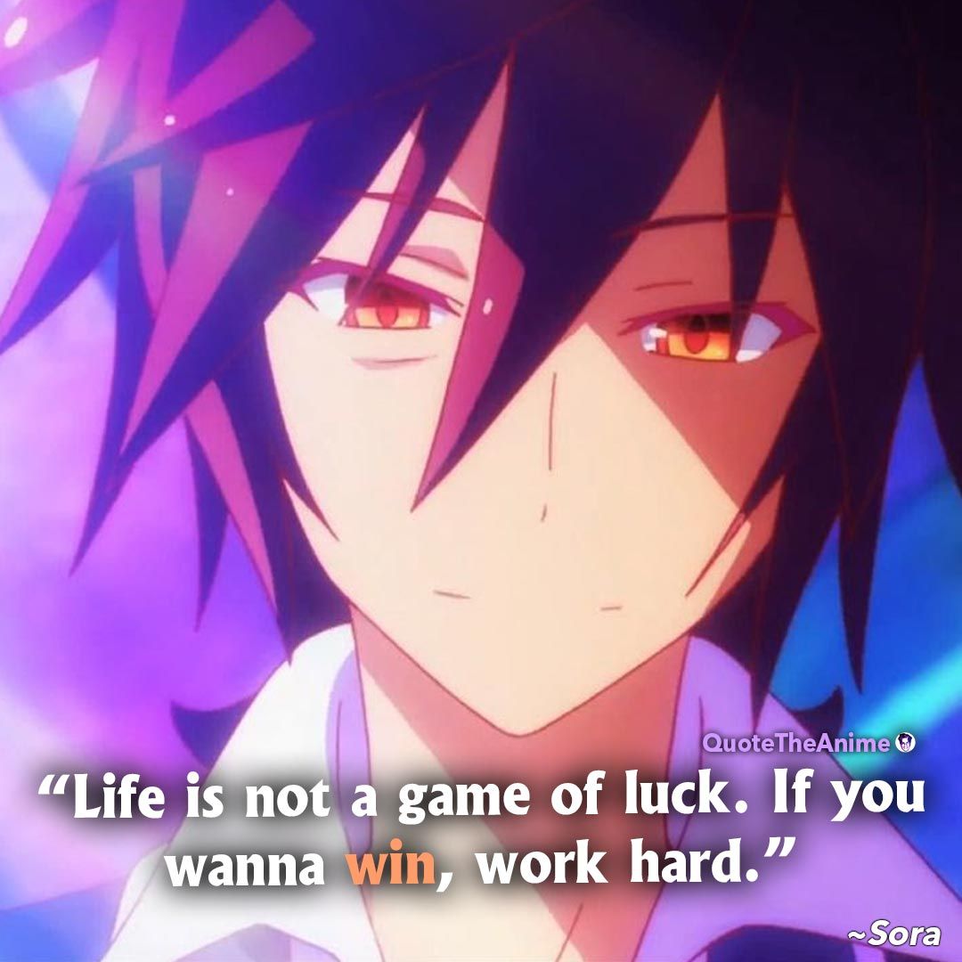 36 Best No Game No Life Quotes
